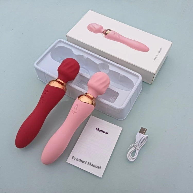 Theraeva™ Adjustable AV Wand Vibrator – Silicone for Hands-Free Stimulation – Vibrators