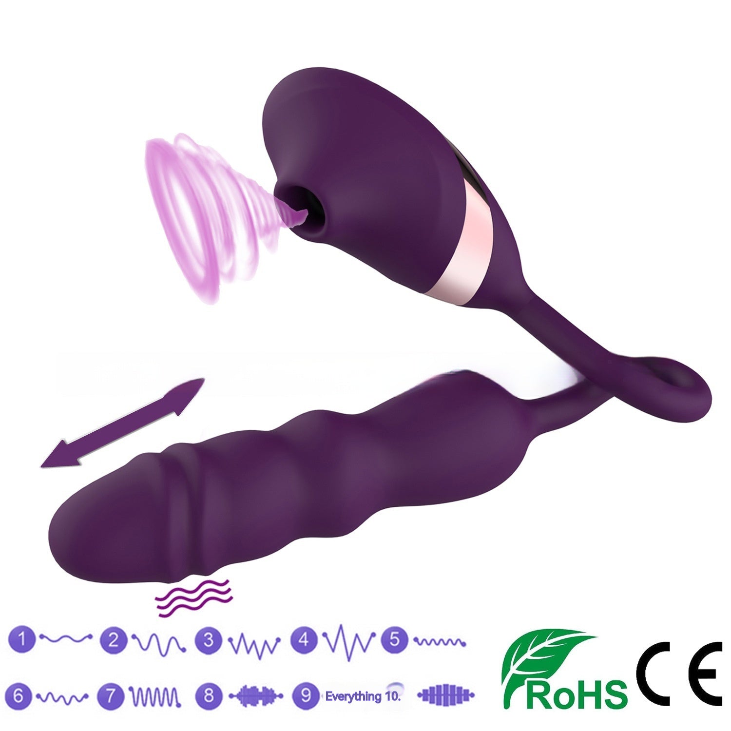 Ariaance™ USB-Rechargeable Massager – Silicone for Deep Tissue Release – Vibrators
