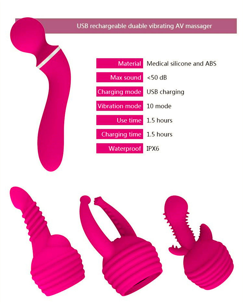 Helixeva™ USB-Rechargeable Massager – Silicone for G-Spot Precision – Lubes & Essentials