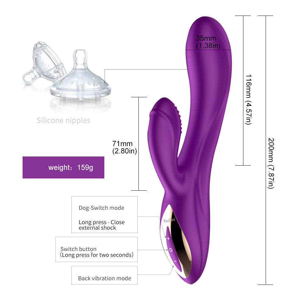 Pulseium™ Travel-Friendly Massager – Metal for Couples Teasing – Couples' Toys
