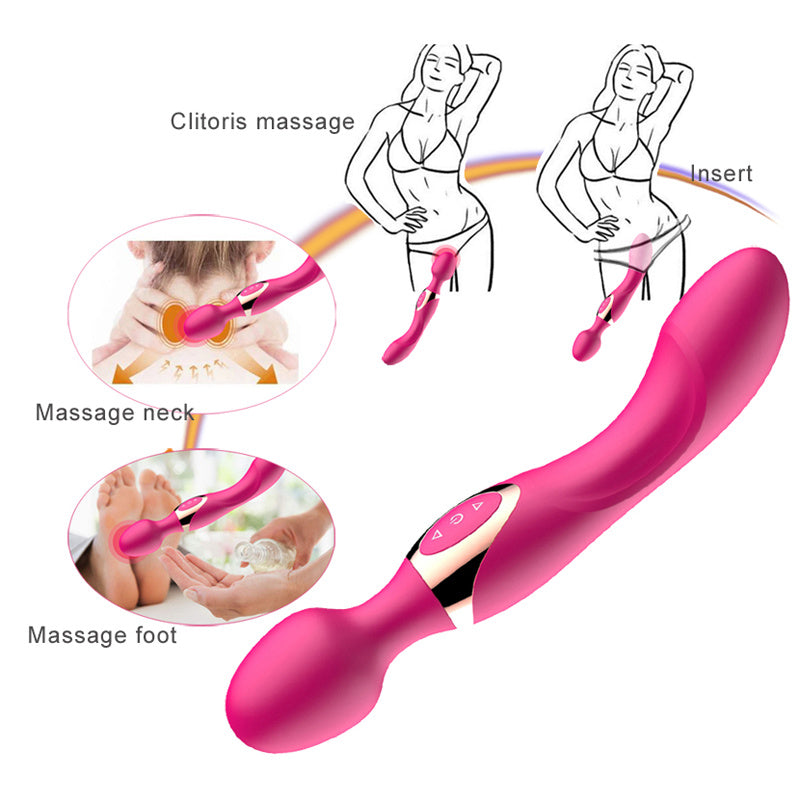Glowscape™ Waterproof AV Wand Vibrator – Soft-Touch PVC for G-Spot Precision – Vibrators
