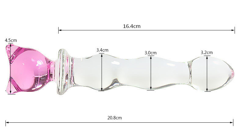 Fetance™ Waterproof Butt Plug – Crystal for Partner Teasing – Anal Toys