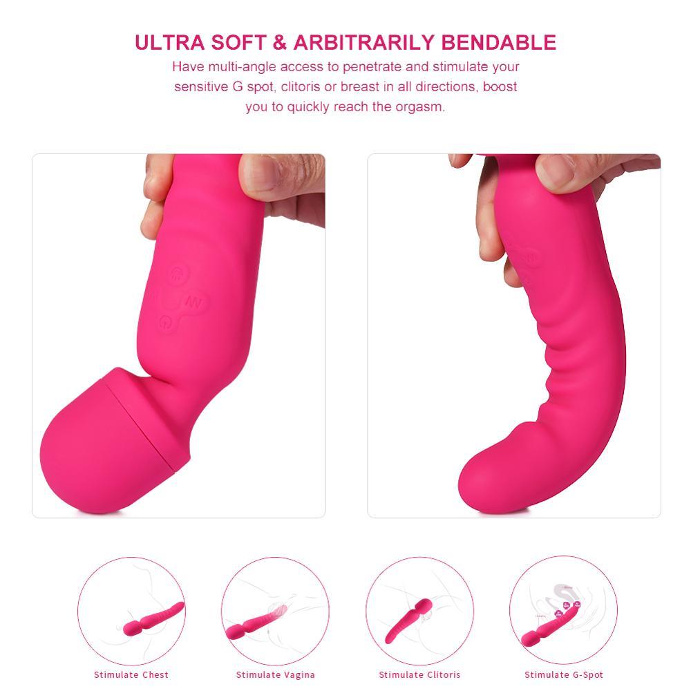 Kynora™ Whisper-Quiet Massager – Silicone for Temperature Play – Lubes & Essentials