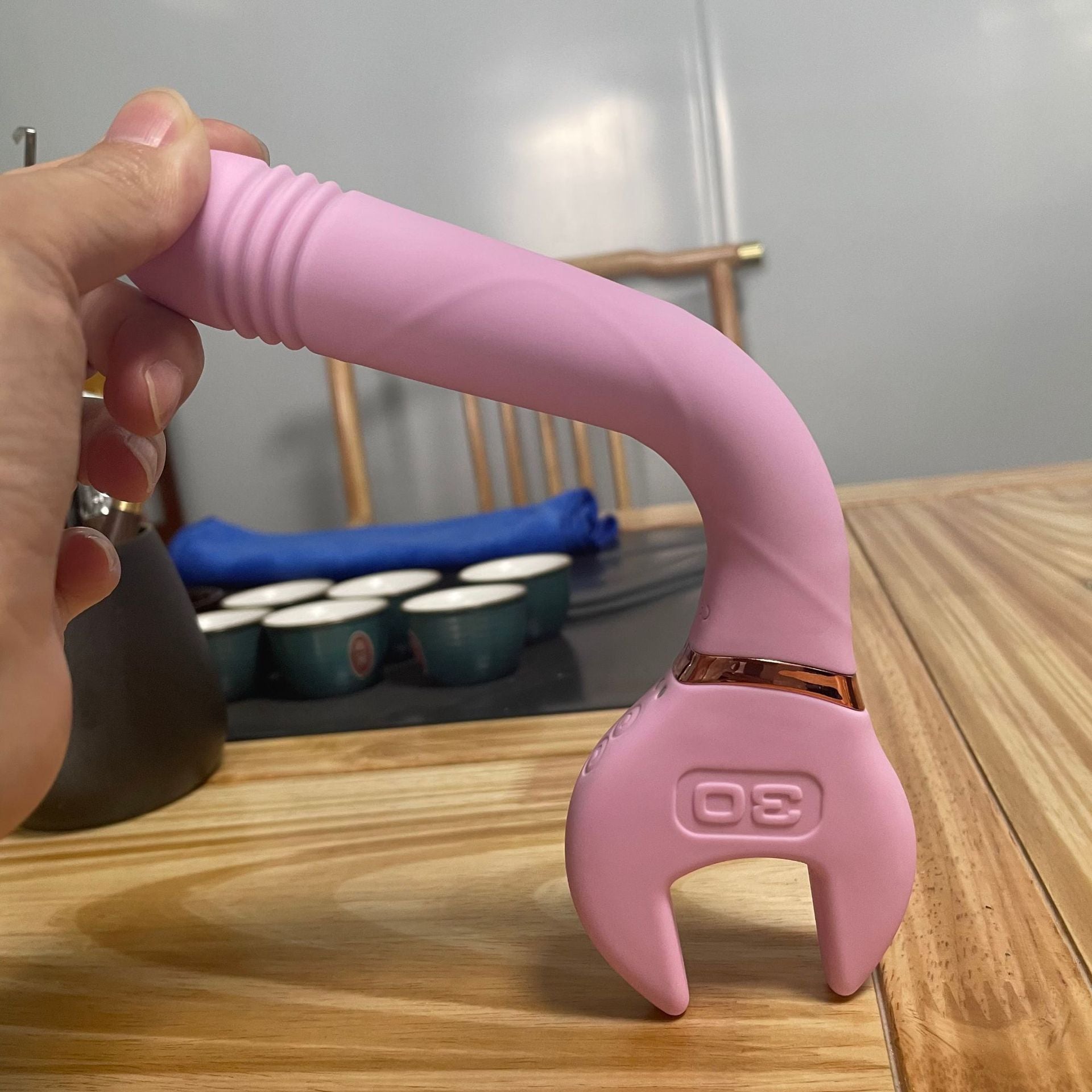 Silkalya™ USB-Rechargeable Massager – Silicone for Partner Teasing – Lubes & Essentials