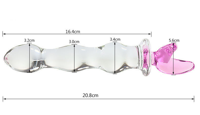Fetance™ Waterproof Butt Plug – Crystal for Partner Teasing – Anal Toys
