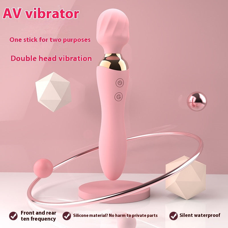 Theraeva™ Adjustable AV Wand Vibrator – Silicone for Hands-Free Stimulation – Vibrators