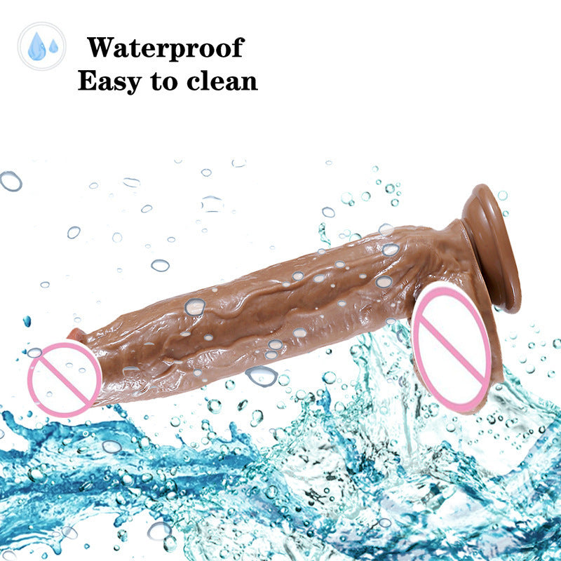 Sensium™ Whisper-Quiet Realistic Dildo – Soft-Touch PVC for Discreet Public Play – Dildos