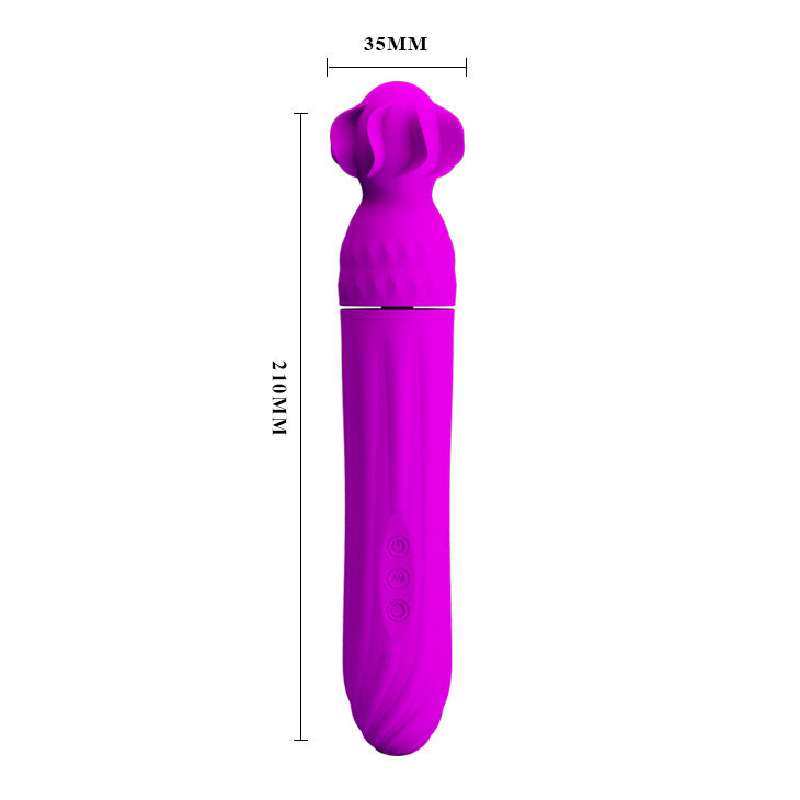 Novaulate™ Dual-Action Massager – Silicone for Hands-Free Stimulation – Lubes & Essentials
