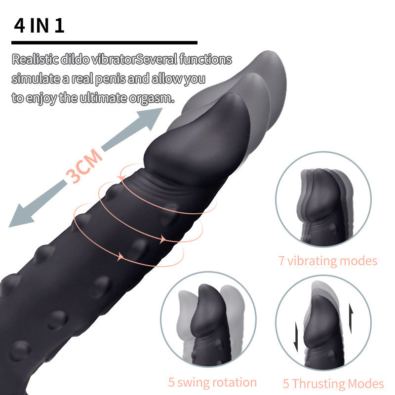Novaique™ Dual-Action Massager – Silicone for Couples Teasing – Couples' Toys