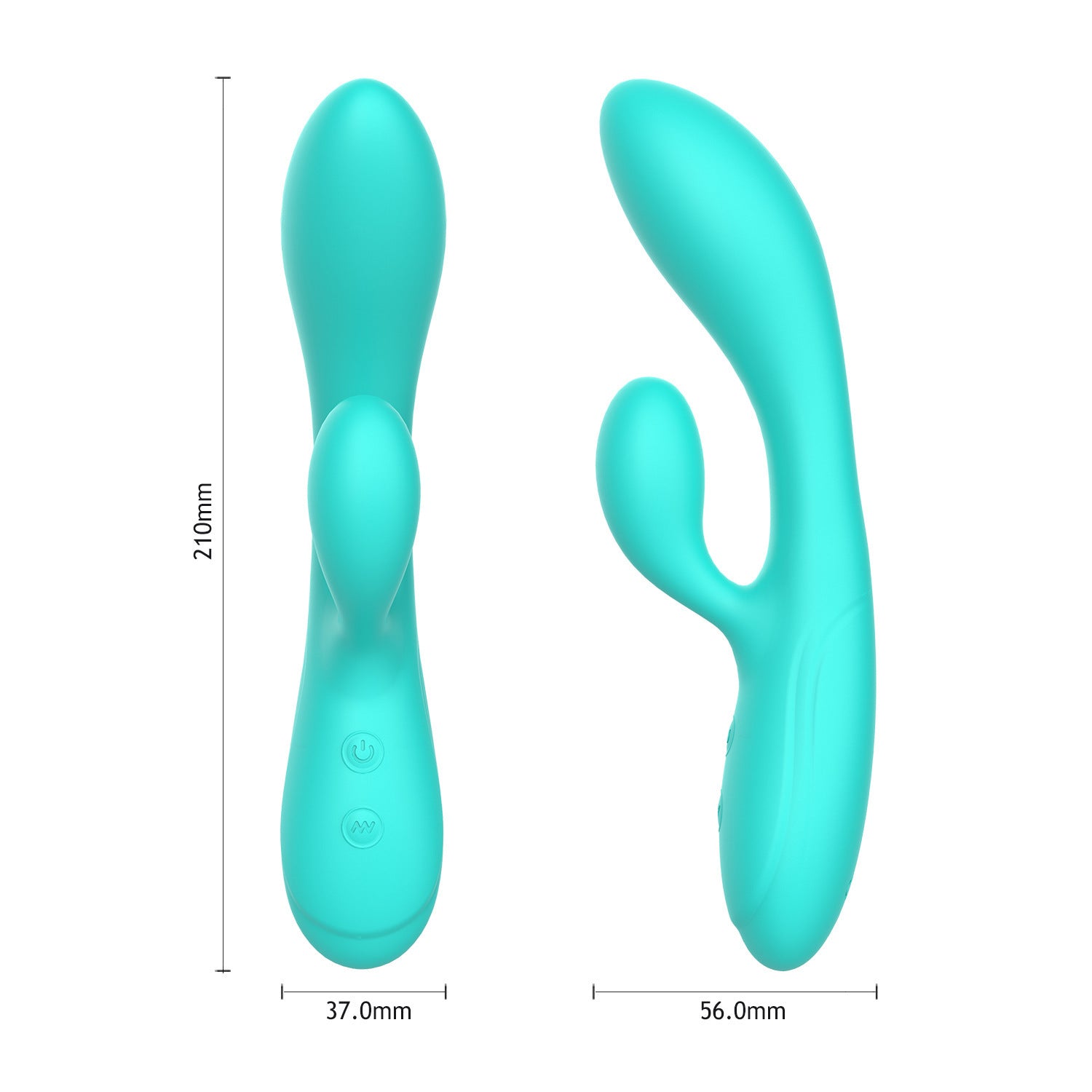 Zenyne™ Ergonomic Massager – Silicone for Sensory Immersion – Lubes & Essentials