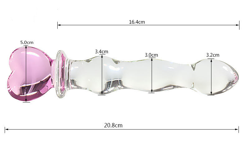 Fetance™ Waterproof Butt Plug – Crystal for Partner Teasing – Anal Toys