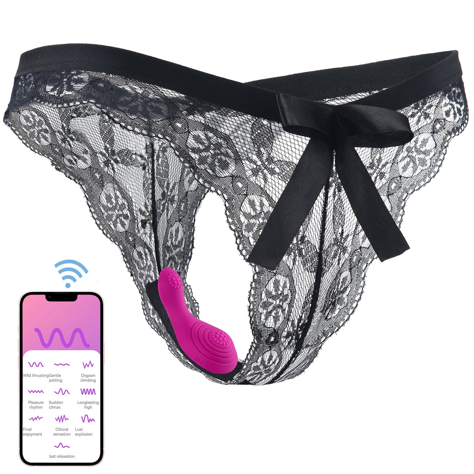 Echoyne™ App-Controlled Lingerie – ABS Plastic for Discreet Public Play – Lingerie & Apparel