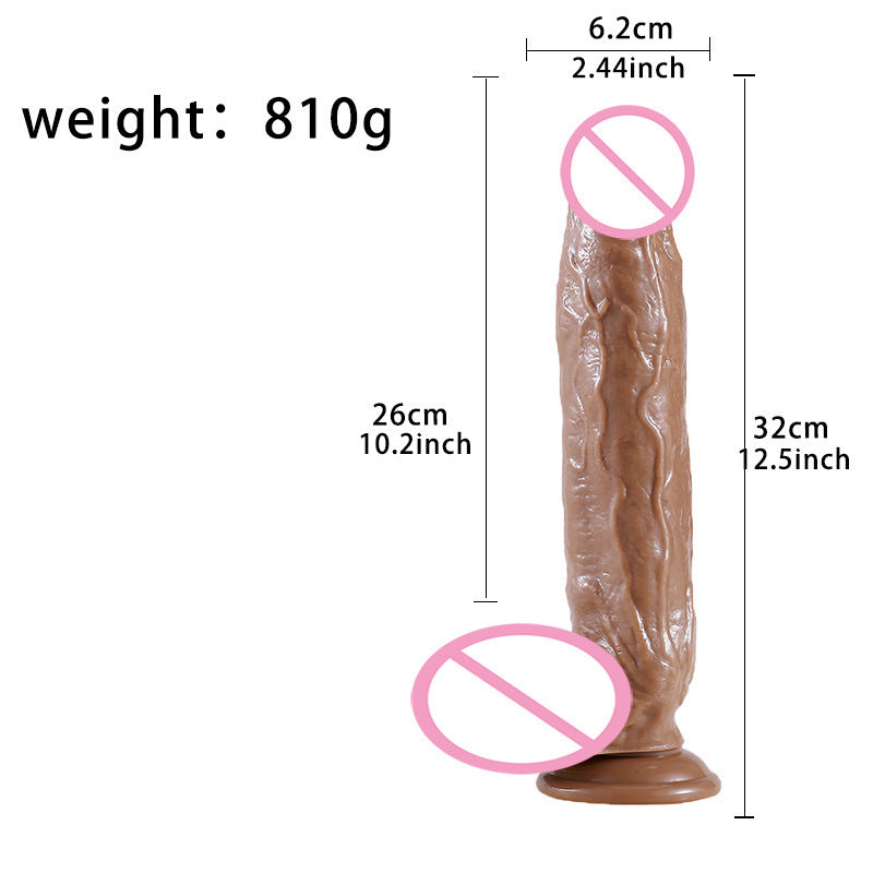 Sensium™ Whisper-Quiet Realistic Dildo – Soft-Touch PVC for Discreet Public Play – Dildos