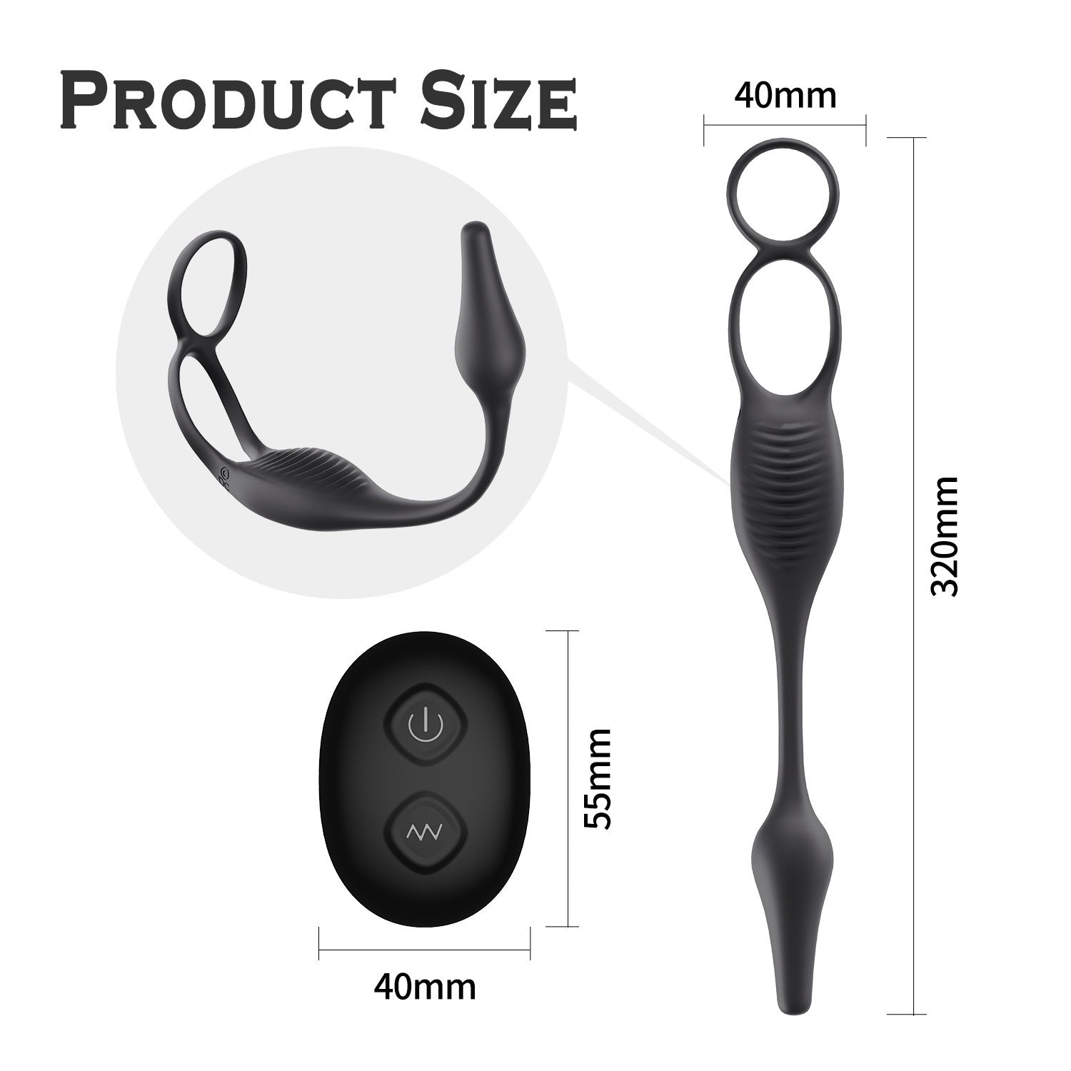 Sensyxa™ Wireless Panty Vibrator – Silicone for Temperature Play – Vibrators