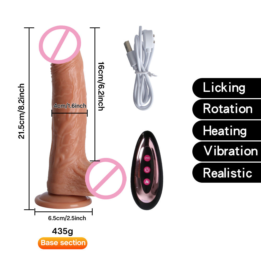 Zenelle™ Wireless Realistic Dildo – Silicone for Hands-Free Stimulation – Dildos