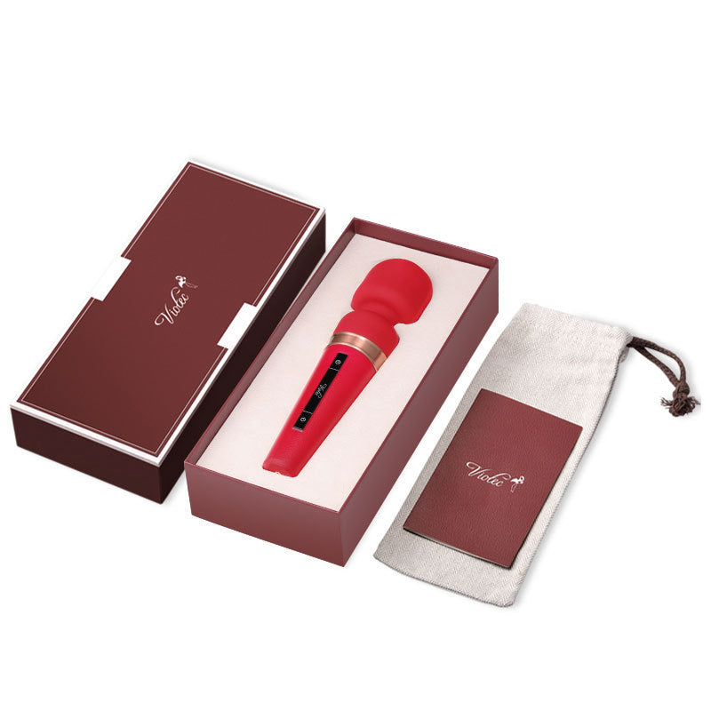 Driftara™ Whisper-Quiet AV Wand Vibrator – Stainless Steel for Couples Teasing – Vibrators