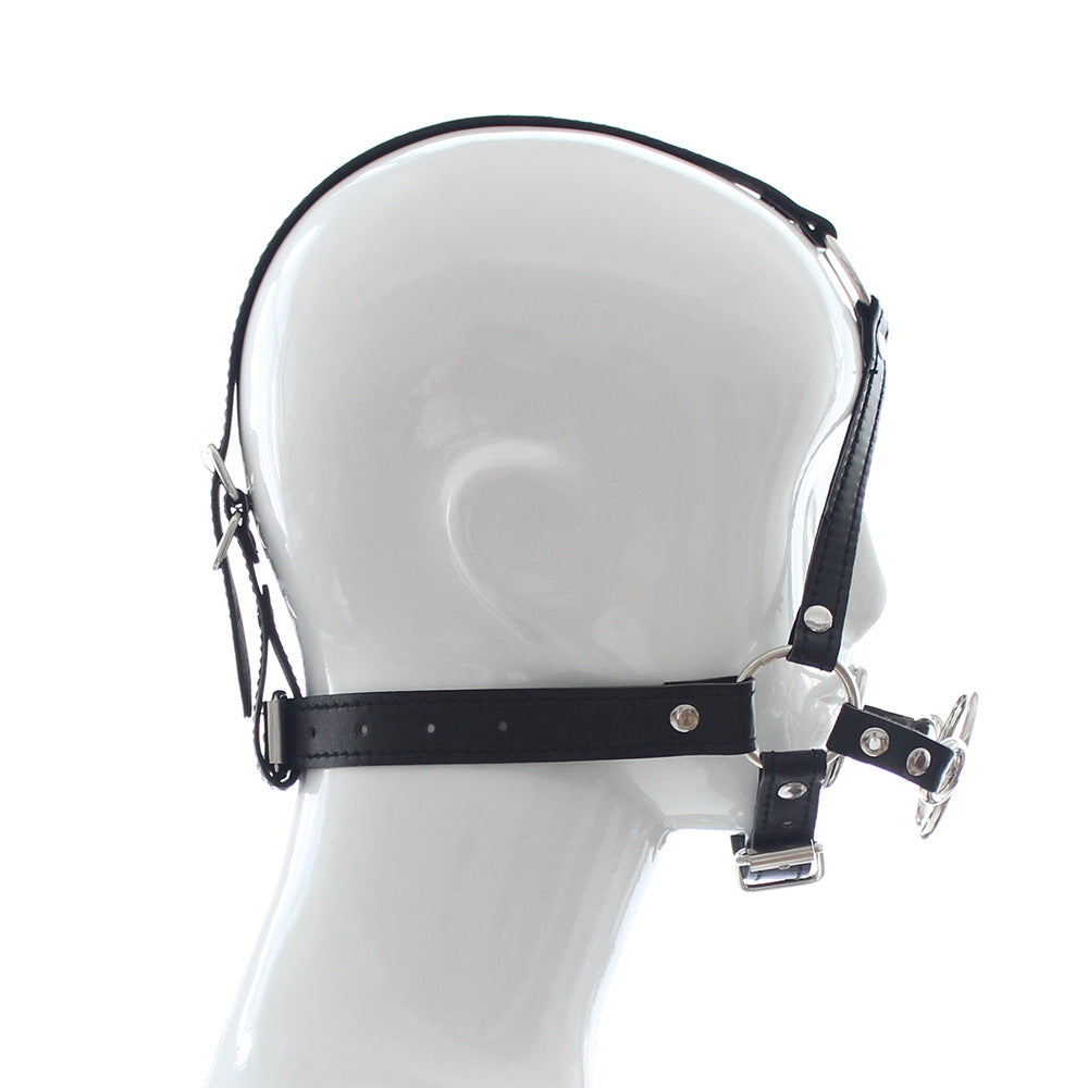 Xenoalya™ Body-Safe Ball Gag – Leather for Fantasy Roleplay – Bondage & Restraints