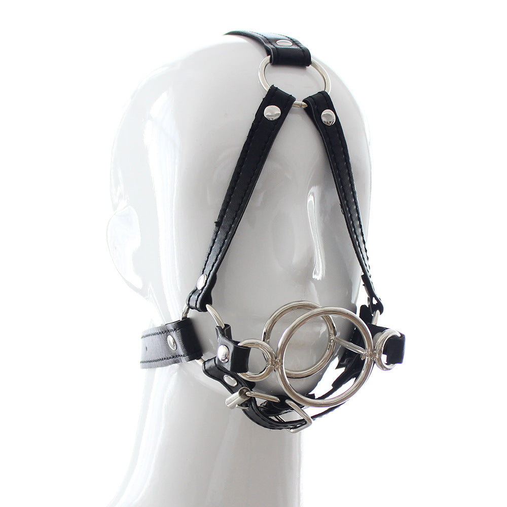 Xenoalya™ Body-Safe Ball Gag – Leather for Fantasy Roleplay – Bondage & Restraints