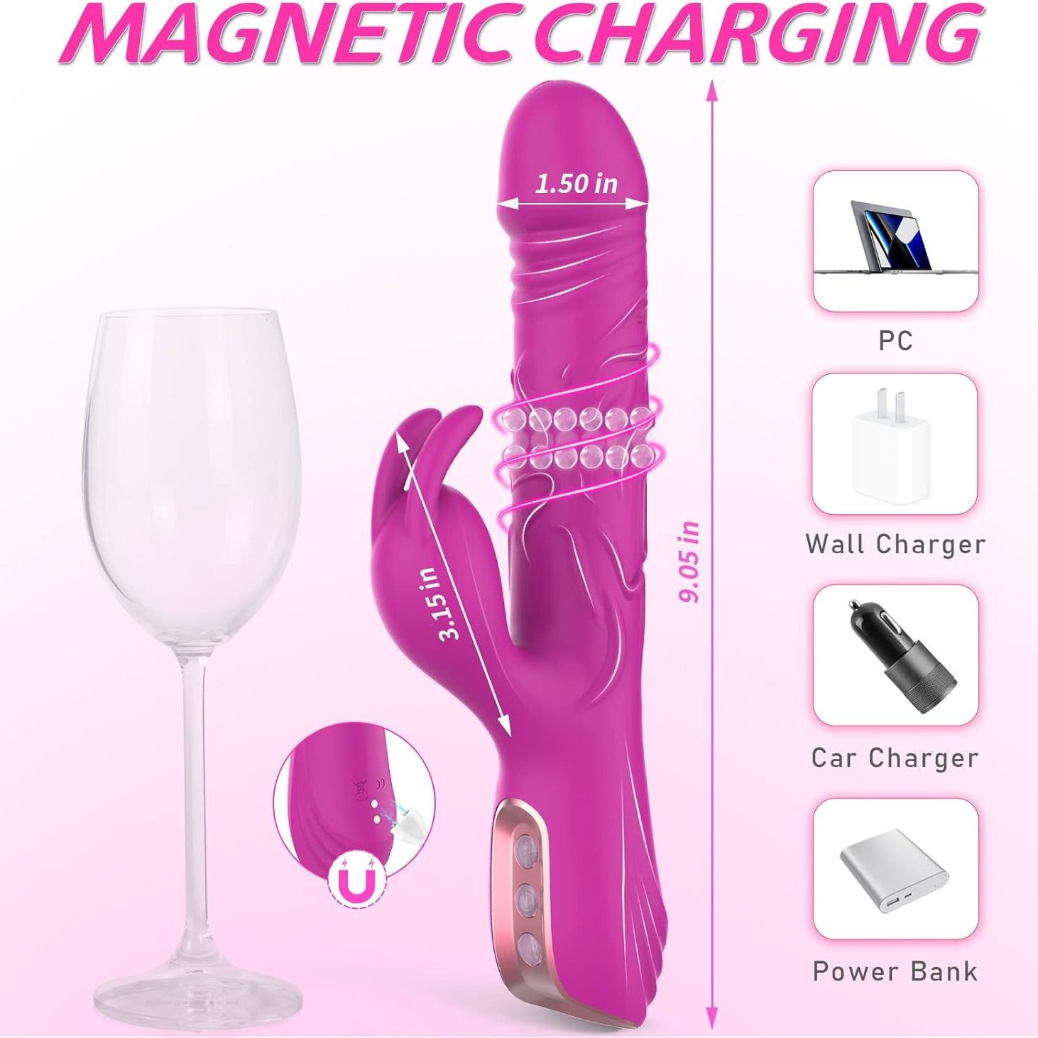 Vellscape™ Travel-Friendly Massager – Silicone for Self-Care Ritual – Lubes & Essentials