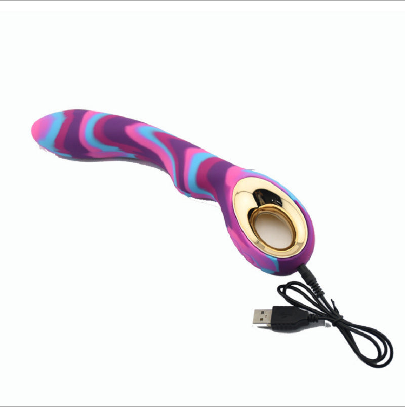 Museoria™ USB-Rechargeable AV Wand Vibrator – Silicone for Discreet Public Play – Vibrators