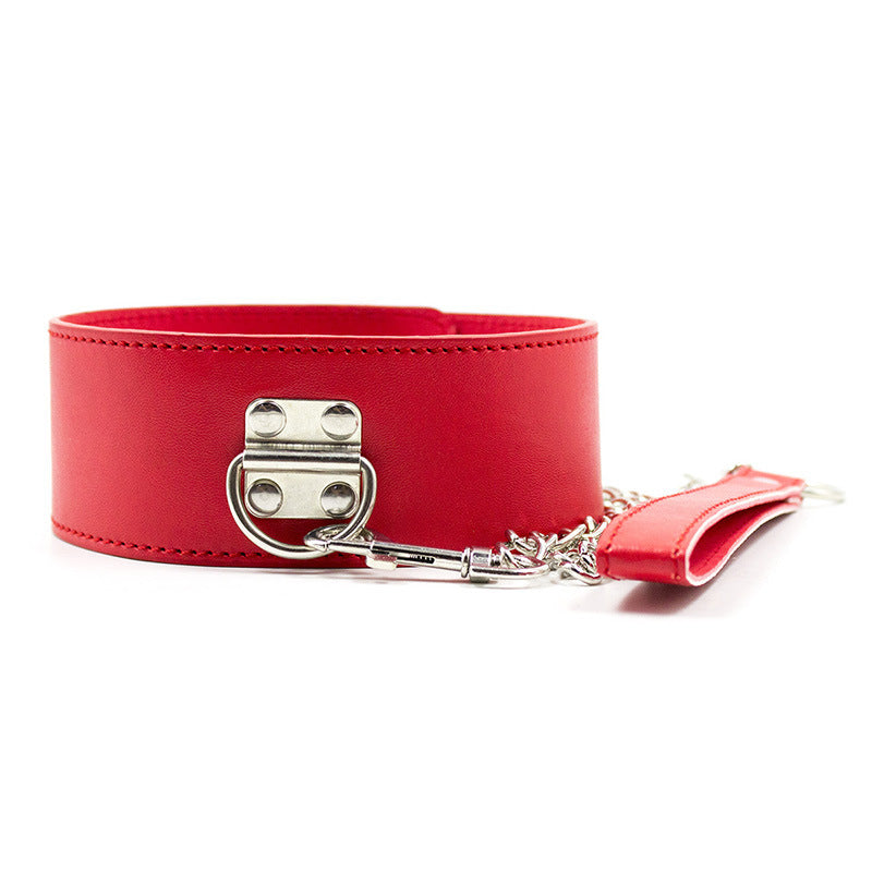 Coreara™ USB-Rechargeable Bondage Strap – Leather for Fantasy Roleplay – Bondage & Restraints