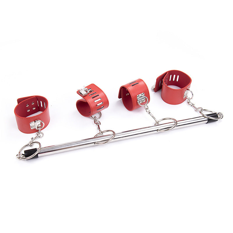 Toys Women Products Iron Tube Handcuffs Footcuffs Bondage Sets Bundled Toys – Bondage & Restraints