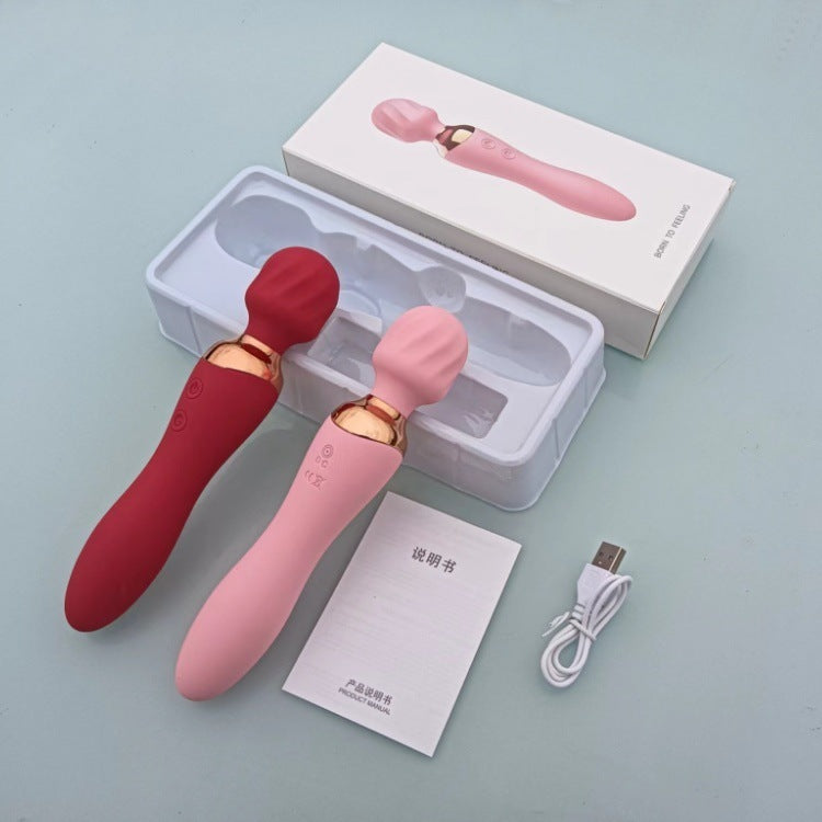 Theraeva™ Adjustable AV Wand Vibrator – Silicone for Hands-Free Stimulation – Vibrators