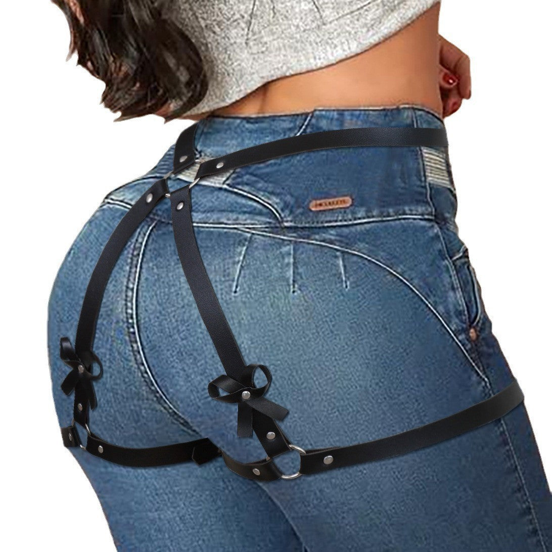 Serenelle™ Wireless Bondage Strap – Leather for Fantasy Roleplay – Bondage & Restraints
