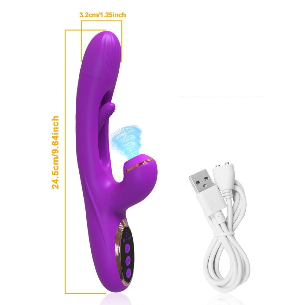 Glowora™ Dual-Action Massager – PU Leather for Deep Tissue Release – Lubes & Essentials
