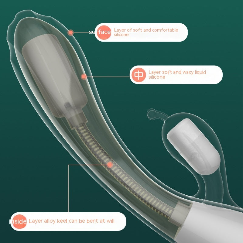 Sensestra™ USB-Rechargeable Massager – Silicone for Couples Teasing – Couples' Toys
