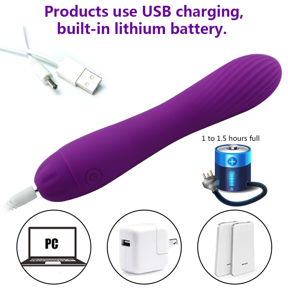 Xtraessa™ USB-Rechargeable Massager – Silicone for Hands-Free Stimulation – Lubes & Essentials