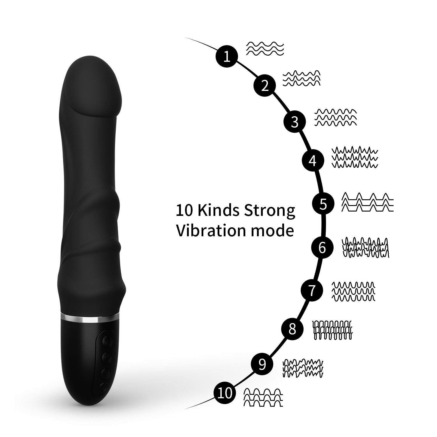 Helioestra™ Multi-Speed AV Wand Vibrator – Silicone for Couples Teasing – Vibrators