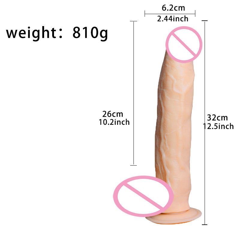 Sensium™ Whisper-Quiet Realistic Dildo – Soft-Touch PVC for Discreet Public Play – Dildos