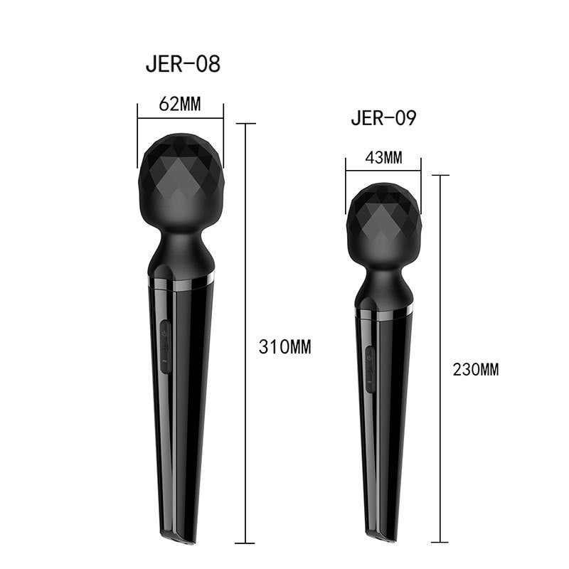 Orionique™ Wireless AV Wand Vibrator – Clear for Targeted Muscle Relaxation – Vibrators