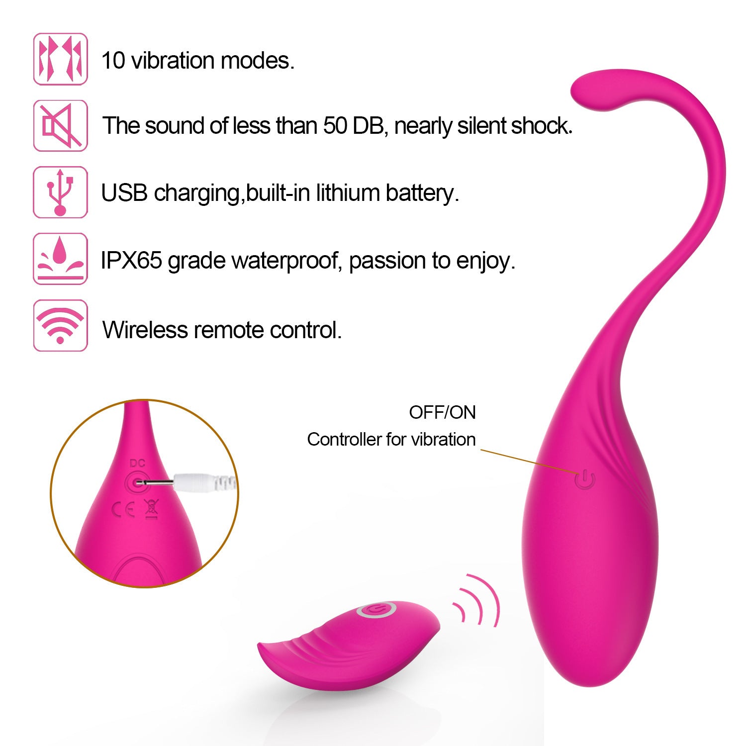 Pulseoria™ Multi-Speed Massager – Stainless Steel for Temperature Play – Luxury Collection