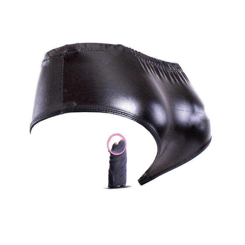 Men's And Women's Vibration Silicone Dildo Panties Sexy Leather Pants – Dildos