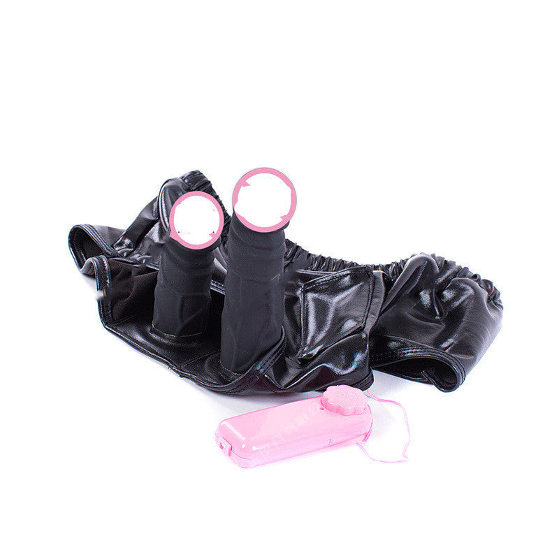 Men's And Women's Vibration Silicone Dildo Panties Sexy Leather Pants – Dildos