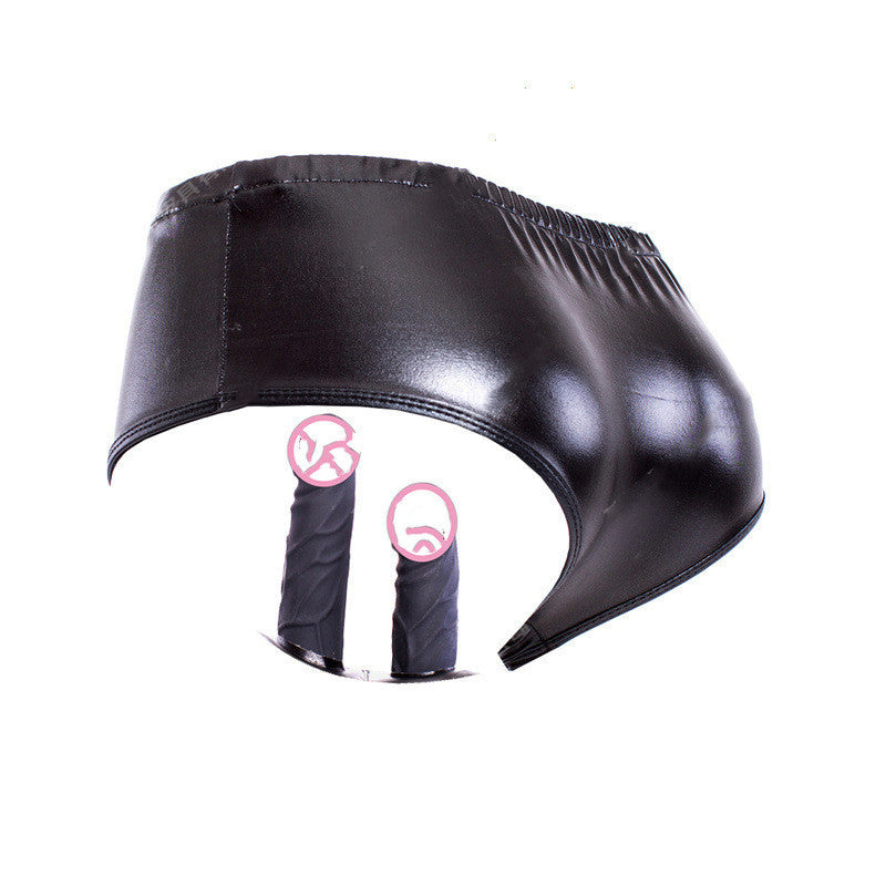 Men's And Women's Vibration Silicone Dildo Panties Sexy Leather Pants – Dildos