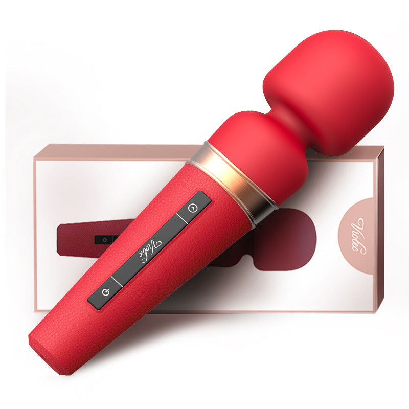 Driftara™ Whisper-Quiet AV Wand Vibrator – Stainless Steel for Couples Teasing – Vibrators