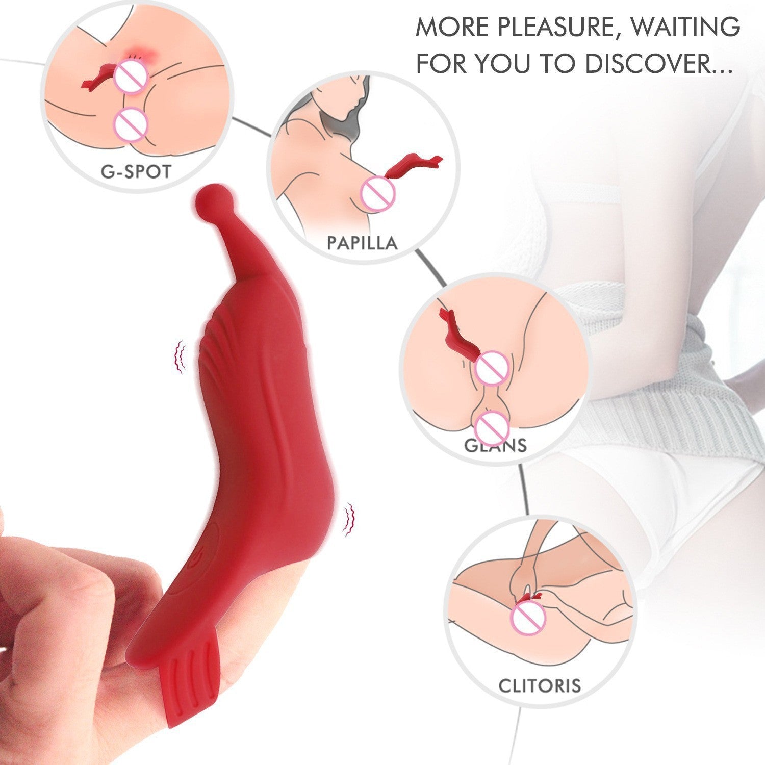 Flexeva™ USB-Rechargeable Prostate Stimulator – Silicone for Partner Teasing – Anal Toys