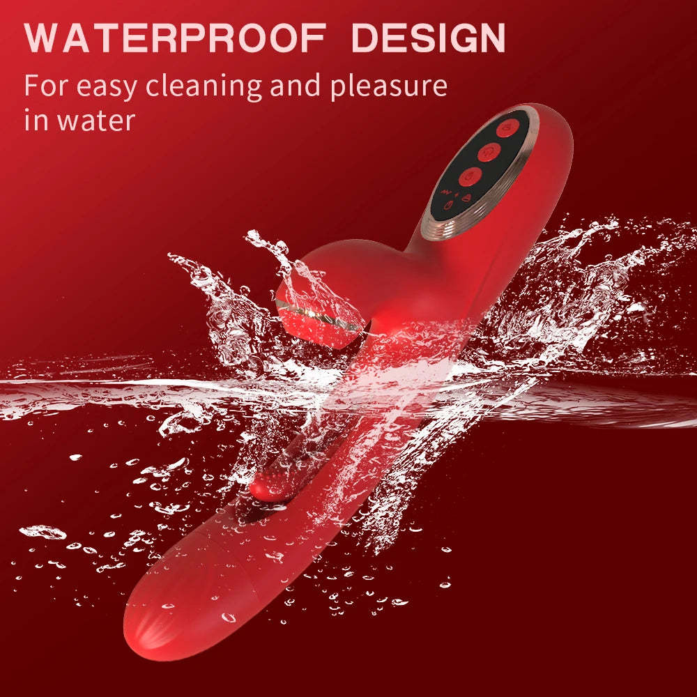 Glowora™ Dual-Action Massager – PU Leather for Deep Tissue Release – Lubes & Essentials