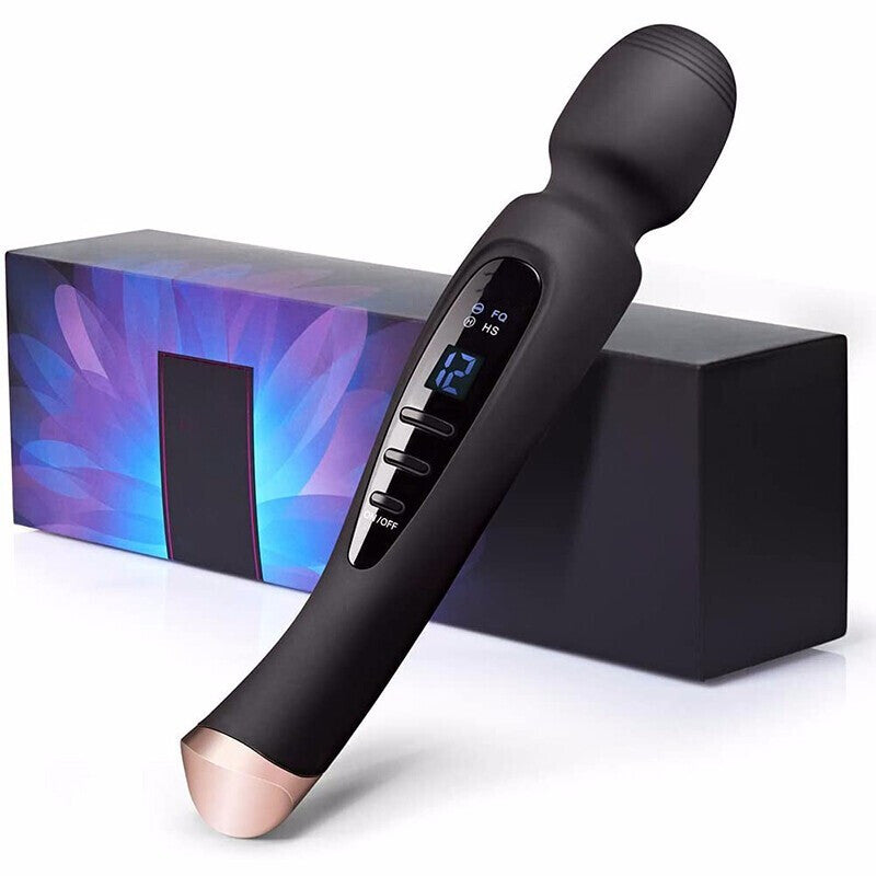 Cryoyxa™ Waterproof Massager – Black for Self-Care Ritual – Vibrators