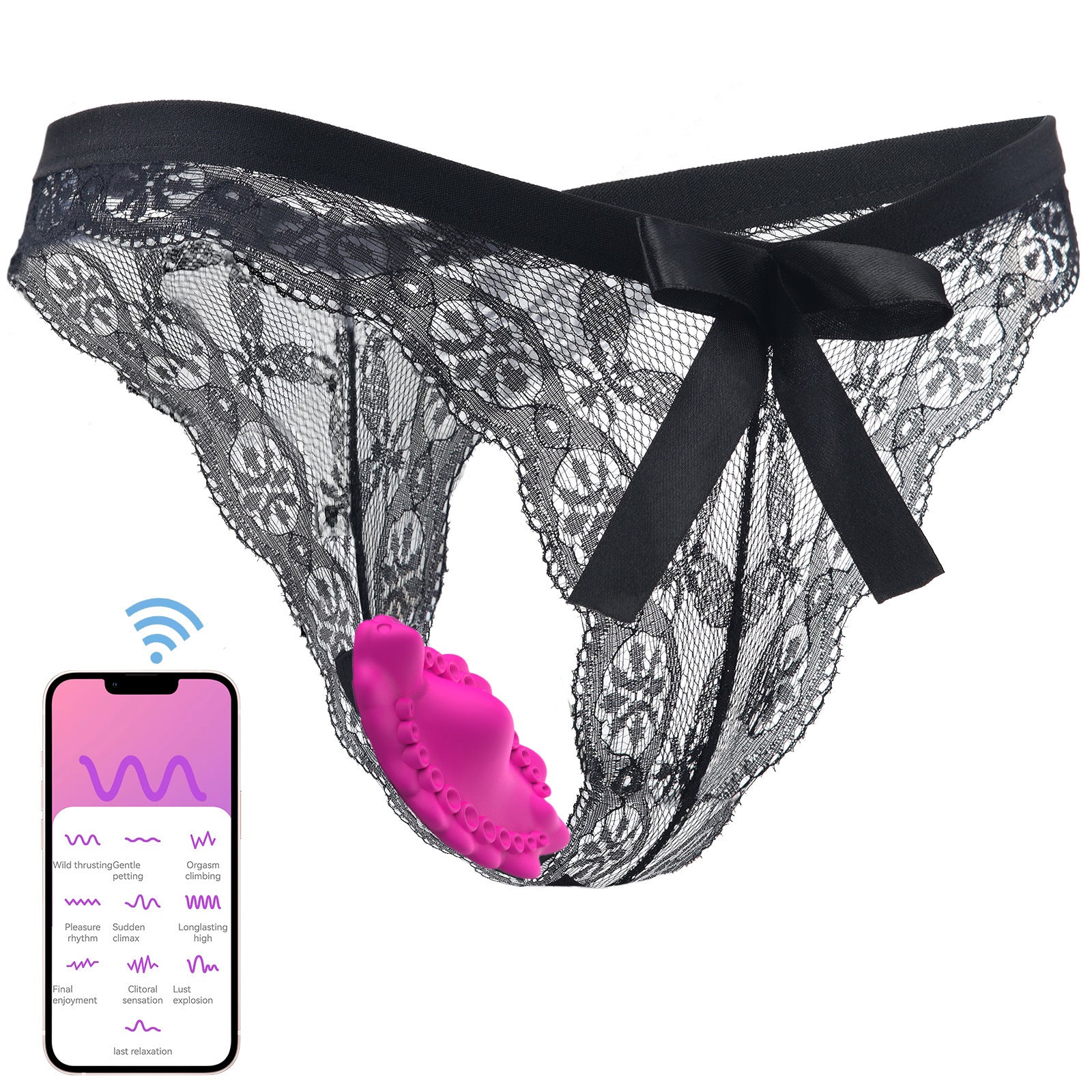 Echoyne™ App-Controlled Lingerie – ABS Plastic for Discreet Public Play – Lingerie & Apparel