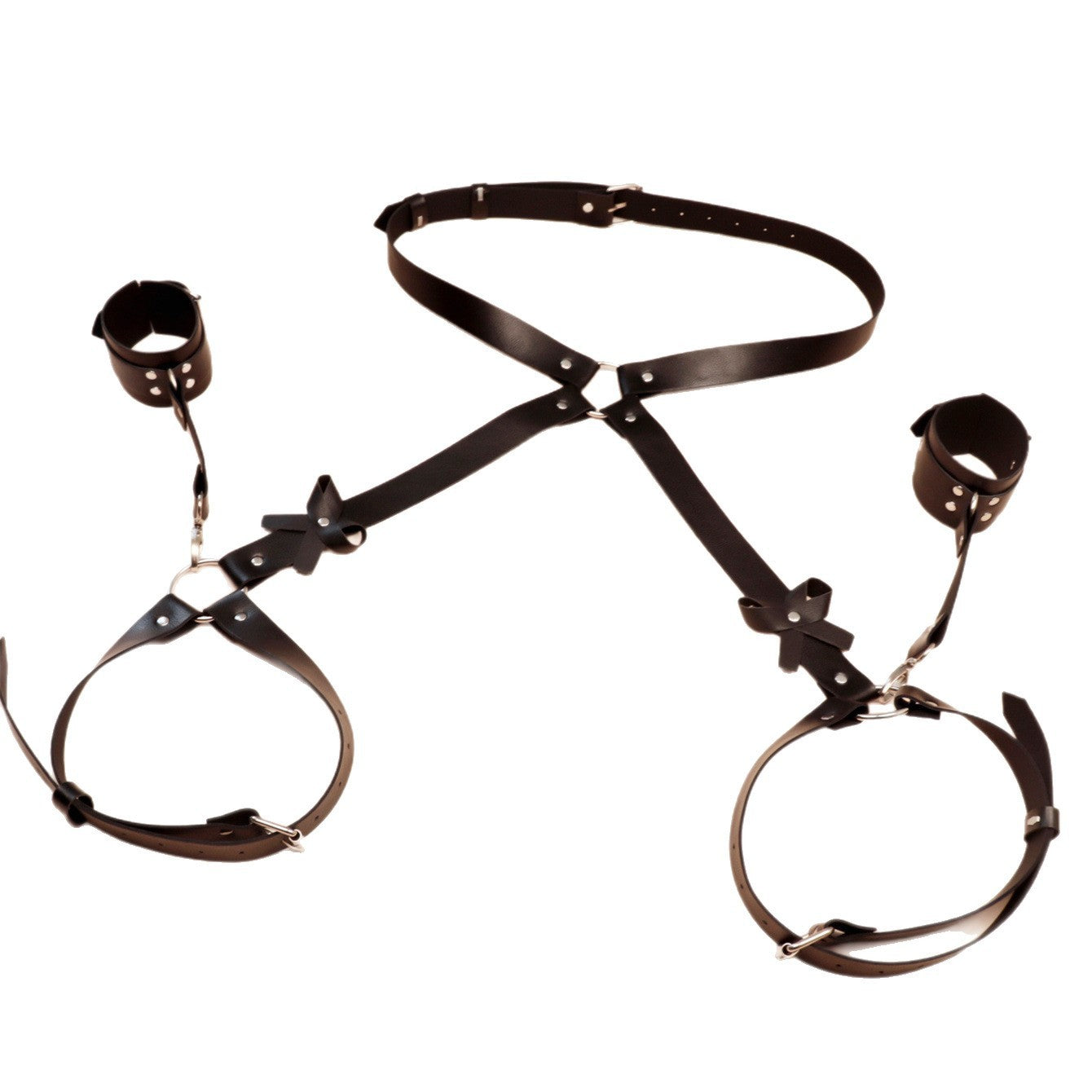 Serenelle™ Wireless Bondage Strap – Leather for Fantasy Roleplay – Bondage & Restraints