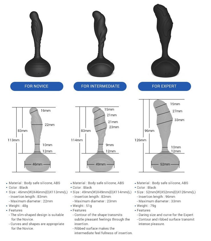 Flexium™ Precision Prostate Stimulator – Silicone for Anal Training – Anal Toys