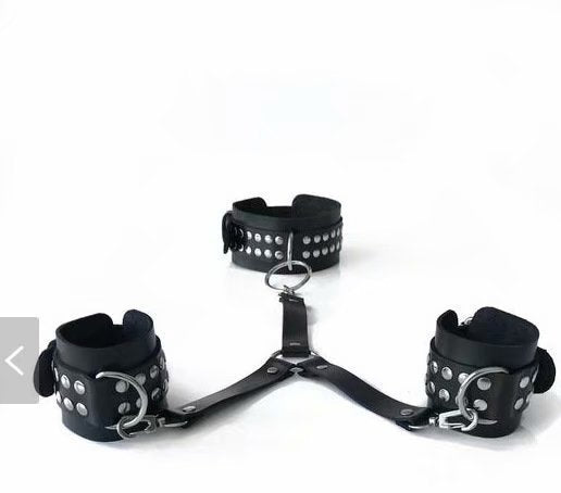 Glowyxa™ Dual-Action Massager – Leather for Couples Teasing – Couples' Toys