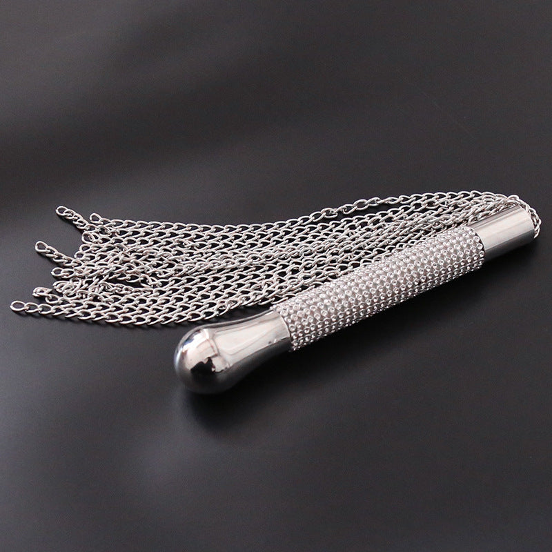 Love Whip Diamond Handle Whip Aggravated Chain Horse Whip Pointer Sex Supplies – Bondage & Restraints