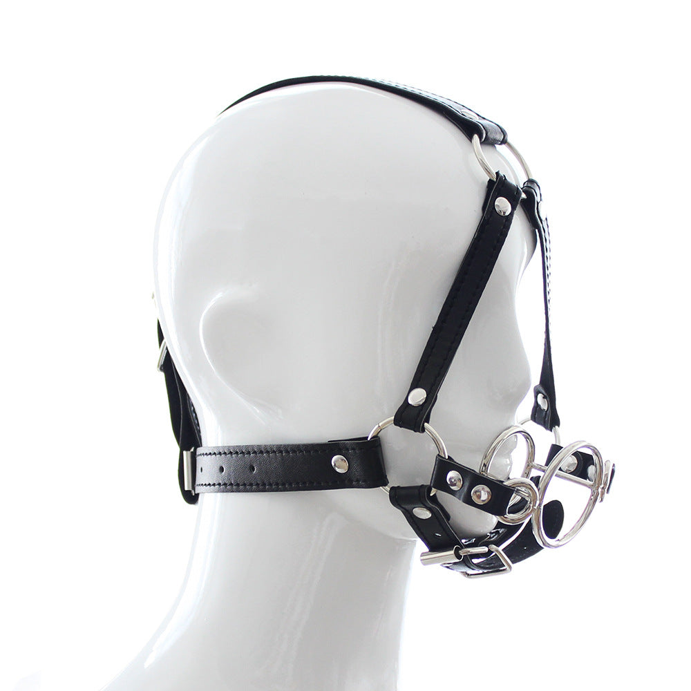 Xenoalya™ Body-Safe Ball Gag – Leather for Fantasy Roleplay – Bondage & Restraints
