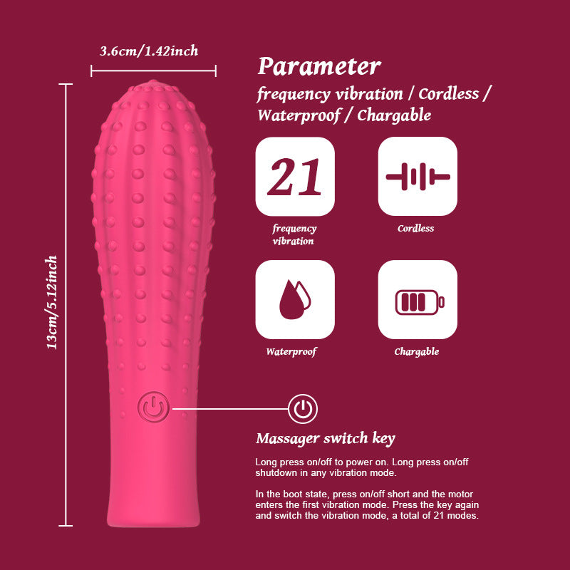 Nexium™ App-Controlled AV Wand Vibrator – Silicone for Couples Teasing – Vibrators