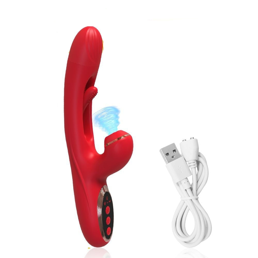 Glowora™ Dual-Action Massager – PU Leather for Deep Tissue Release – Lubes & Essentials